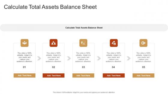 Calculate Total Assets Balance Sheet In Powerpoint And Google Slides Cpb