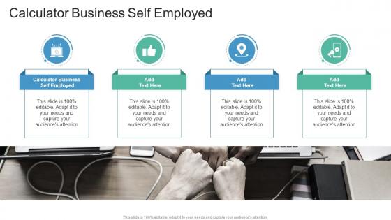 Calculator Business Self Employed In Powerpoint And Google Slides Cpb