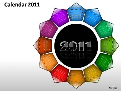 Calendar 2011 powerpoint presentation slides