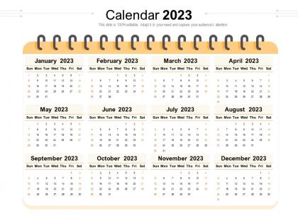 Calendar 2023