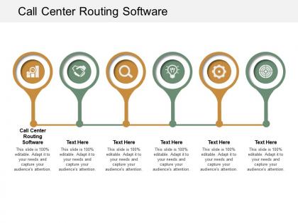 Call center routing software ppt powerpoint presentation gallery objects cpb