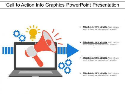 Call to action info graphics