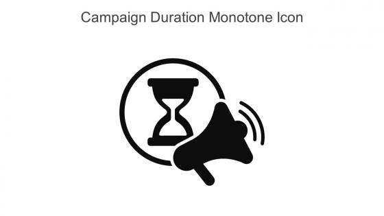 Campaign Duration Monotone Icon In Powerpoint Pptx Png And Editable Eps Format