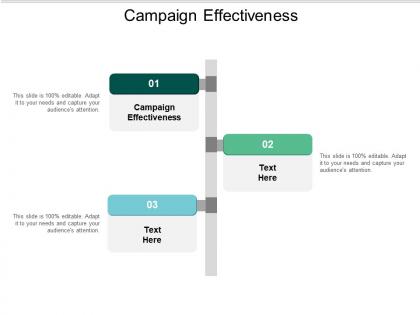 Campaign effectiveness ppt powerpoint presentation slides layout cpb