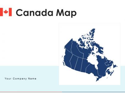 Canada map regions states digital interconnected map survey