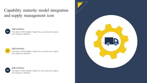 Capability Maturity Model Integration And Supply Management Icon