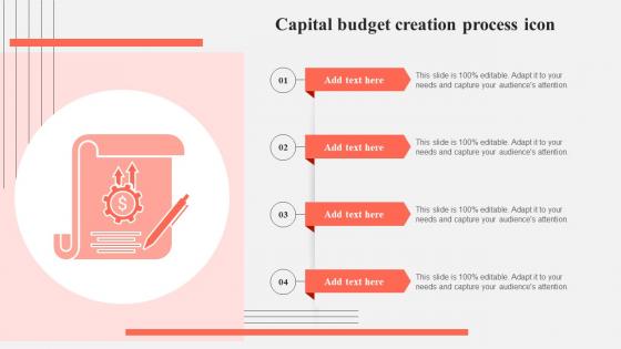 Capital Budget Creation Process Icon