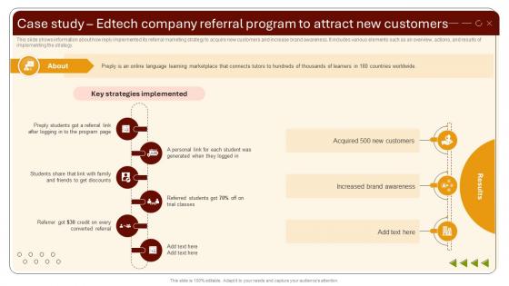 Case Study Edtech Company Referral Program To Attract New Customers