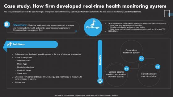 Case Study How Firm IoT Remote Asset Monitoring And Management IoT SS