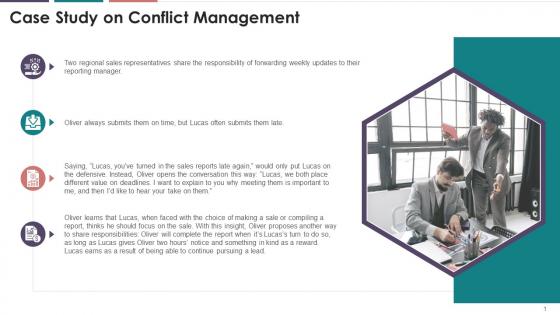 Case Study On Conflict Management Training Ppt