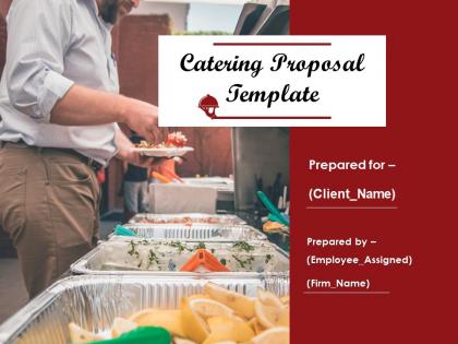 Catering Proposal Template Powerpoint Presentation Slides