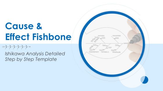 Cause And Effect Fishbone Ishikawa Analysis Detailed Step By Step Template Complete Deck