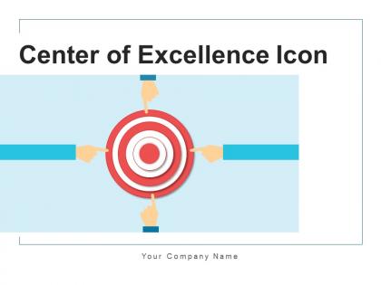 Center Of Excellence Icon Product Quality Organizational Business Technology