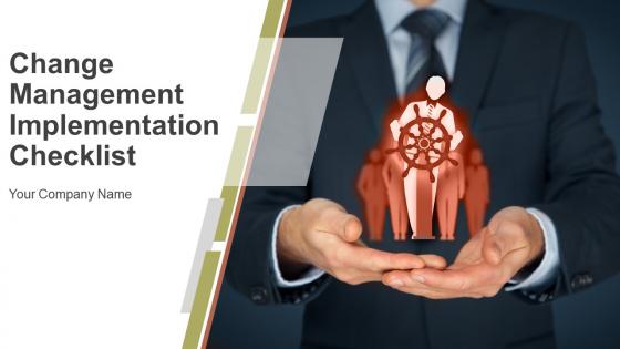 Change Management Implementation Checklist Powerpoint Presentation Slides