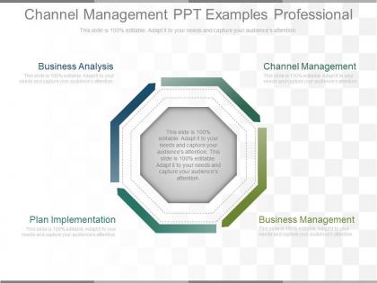 Channel management ppt examples professional