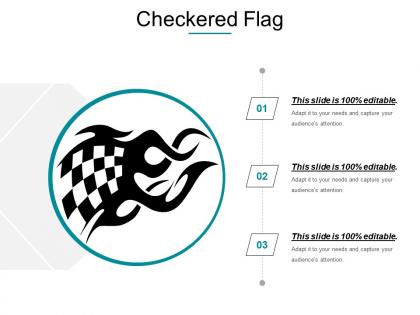 Checkered flag