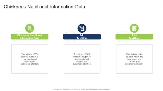 Chickpeas Nutritional Information Data In Powerpoint And Google Slides Cpb