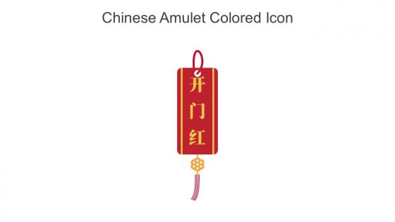 Chinese Amulet Colored Icon In Powerpoint Pptx Png And Editable Eps Format