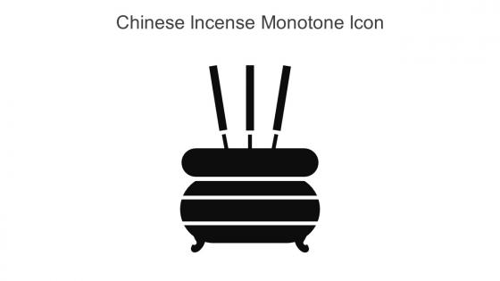 Chinese Incense Monotone Icon In Powerpoint Pptx Png And Editable Eps Format