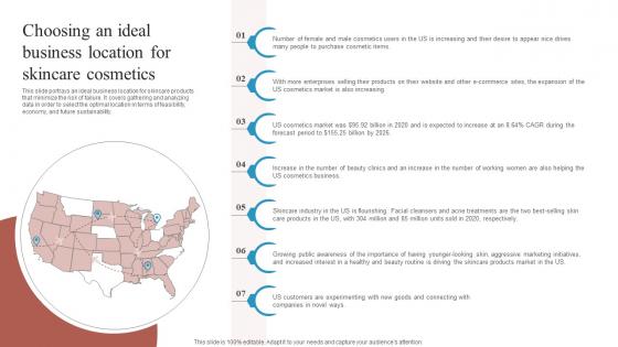 Choosing An Ideal Business Location For Cosmetics Skincare Start Up Business Plan BP SS