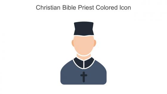 Christian Bible Priest Colored Icon In Powerpoint Pptx Png And Editable Eps Format