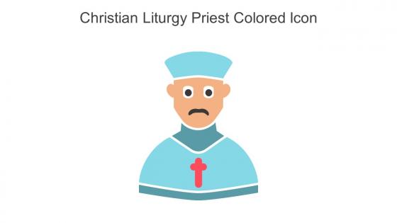 Christian Liturgy Priest Colored Icon In Powerpoint Pptx Png And Editable Eps Format