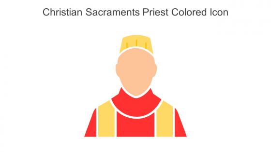 Christian Sacraments Priest Colored Icon In Powerpoint Pptx Png And Editable Eps Format