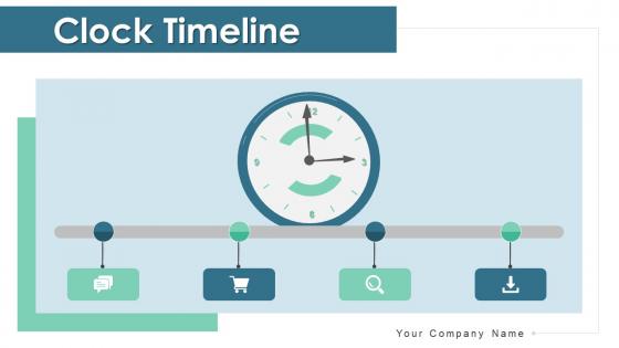 Clock timeline powerpoint ppt template bundles