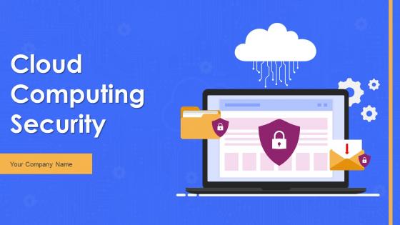 Cloud Computing Security Powerpoint Presentation Slides