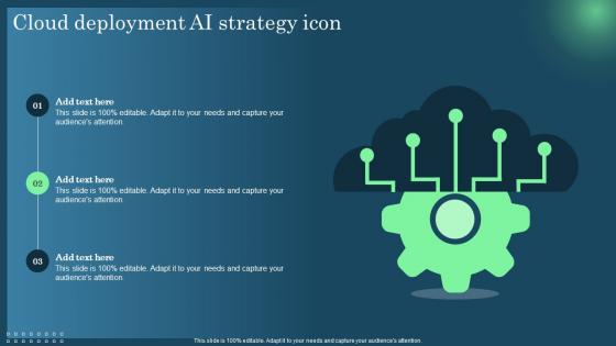 Cloud Deployment AI Strategy Icon