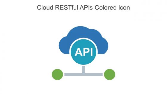 Cloud Restful APIs Colored Icon In Powerpoint Pptx Png And Editable Eps Format