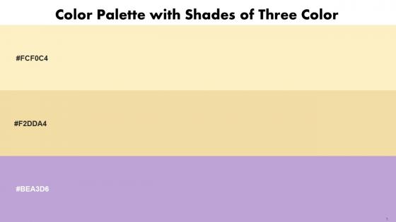 Color Palette With Five Shade Double Pearl Lusta New Orleans Cold Purple