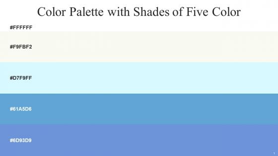 Color Palette With Five Shade White Loafer Oyster Bay Danube Danube