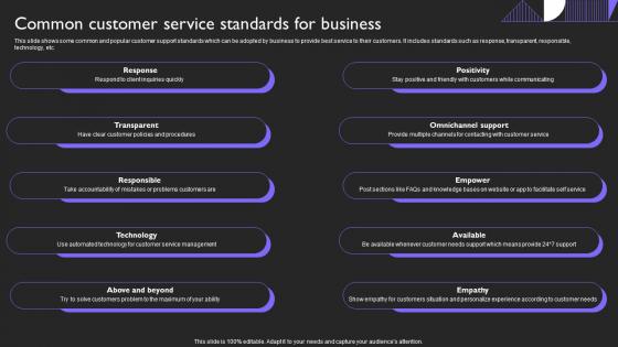 Common Customer Service Business Customer Service Provide Omnichannel Support Strategy SS V