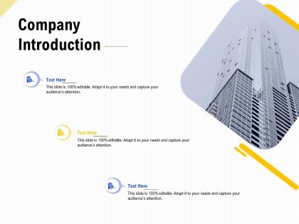 Company introduction financing for a business by private equity