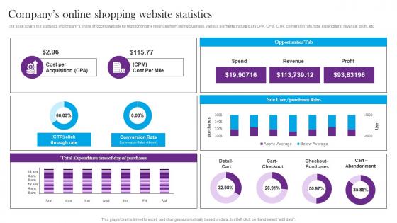 Companys Online Shopping Website Statistics Comprehensive Guide For Global