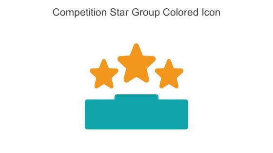 Competition Star Group Colored Icon In Powerpoint Pptx Png And Editable Eps Format