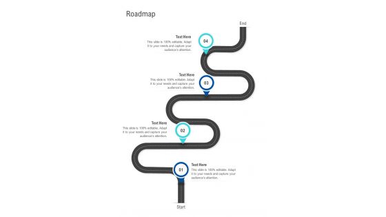 Conference Event Venue Proposal Roadmap One Pager Sample Example Document