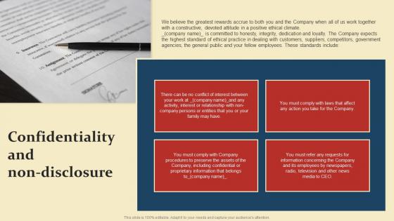 Confidentiality And Non Disclosure Introduction To Human Resource Policy