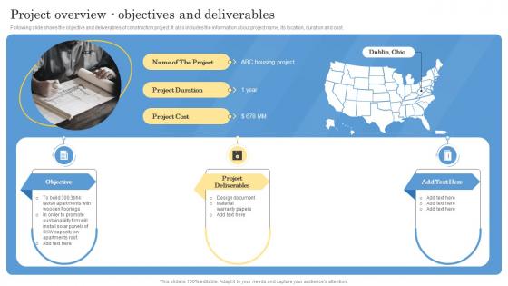 Construction Project Feasibility Report Project Overview Objectives And Deliverables