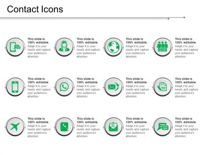 Contact icons