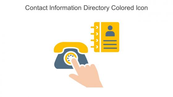 Contact Information Directory Colored Icon In Powerpoint Pptx Png And Editable Eps Format