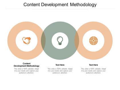 Content development methodology ppt powerpoint presentation show good cpb