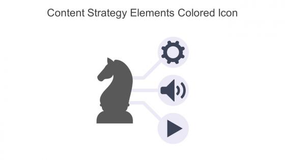 Content Strategy Elements Colored Icon In Powerpoint Pptx Png And Editable Eps Format