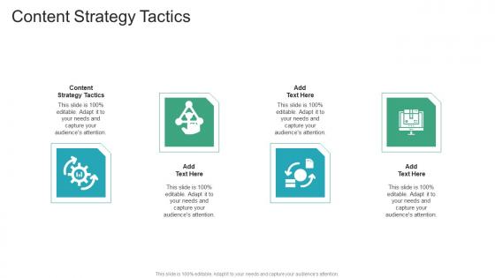 Content Strategy Tactics In Powerpoint And Google Slides Cpb