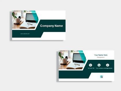 Content writer business card design template