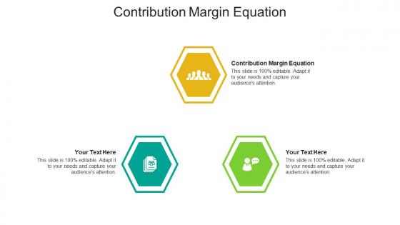 Contribution margin equation ppt powerpoint presentation portfolio mockup cpb