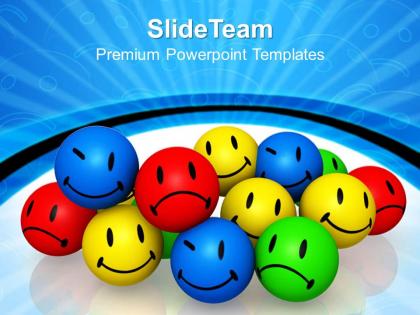 Corporate business strategy templates animated emotion icons ppt slides powerpoint