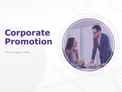 Corporate promotion powerpoint presentation slides