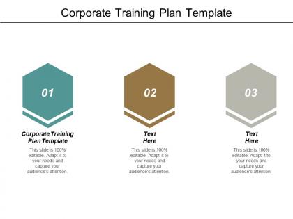 Corporate training plan template ppt powerpoint presentation rules cpb